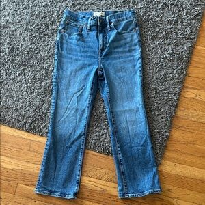 Madewell Women's Cali High Waist Demi-Boot Jeans